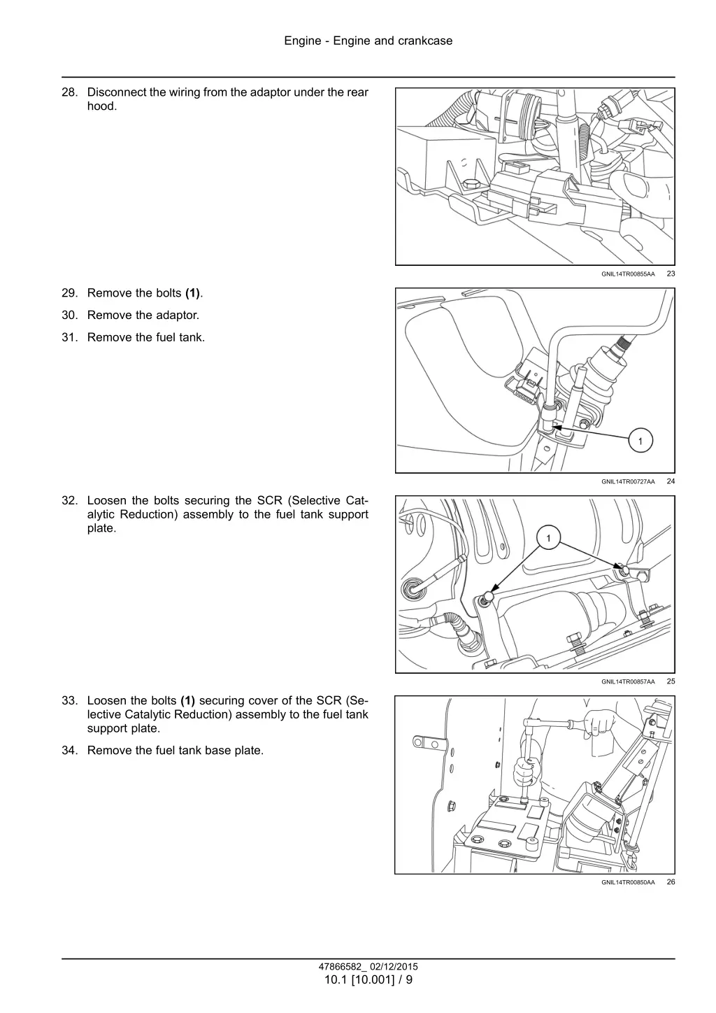 engine engine and crankcase 6