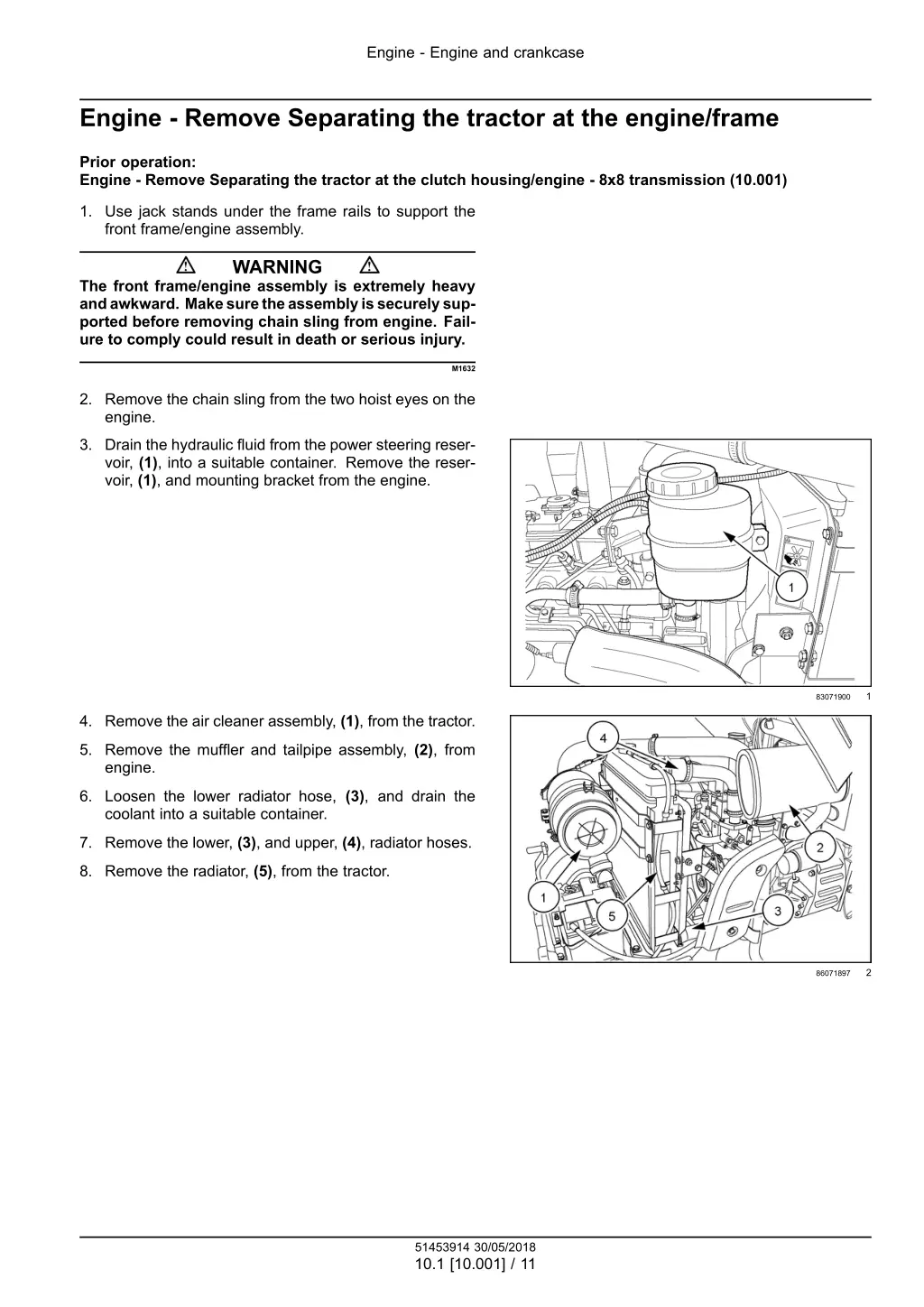 engine engine and crankcase 4