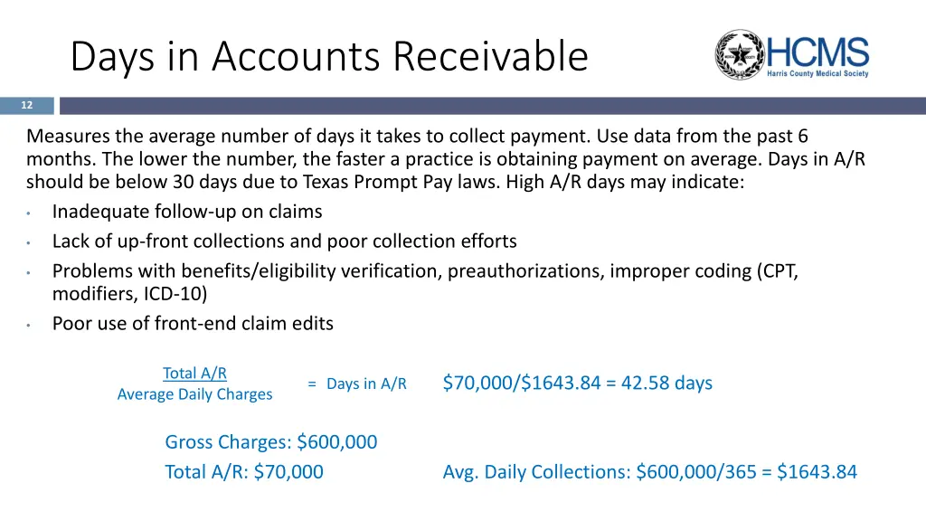 days in accounts receivable