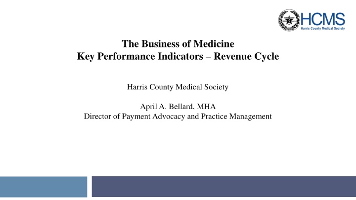 the business of medicine key performance