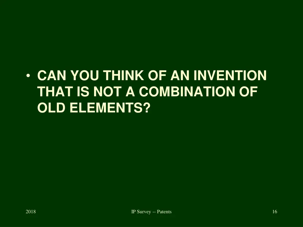 can you think of an invention that