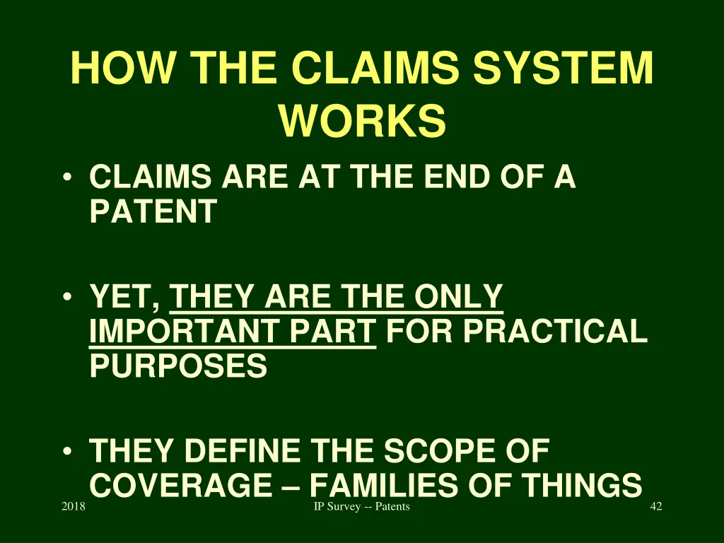 how the claims system works claims