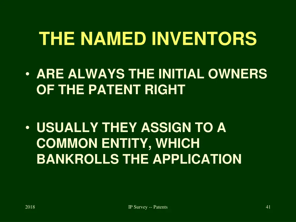 the named inventors