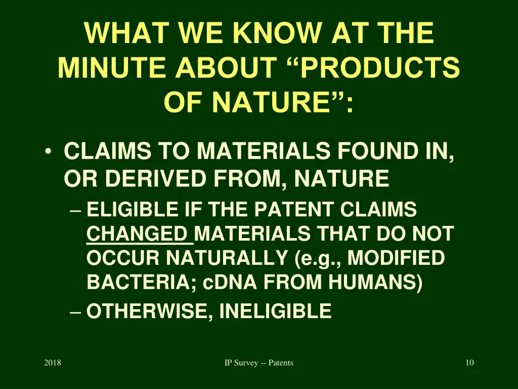 what we know at the minute about products