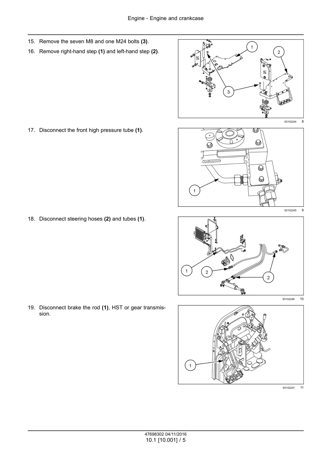 engine engine and crankcase 2