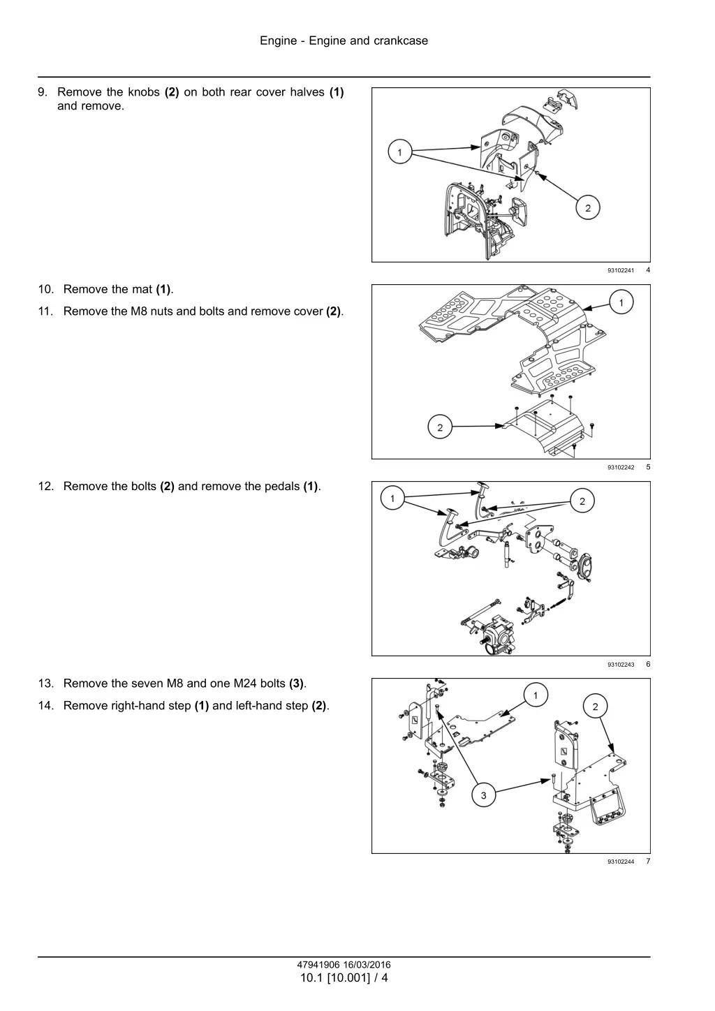 engine engine and crankcase 1