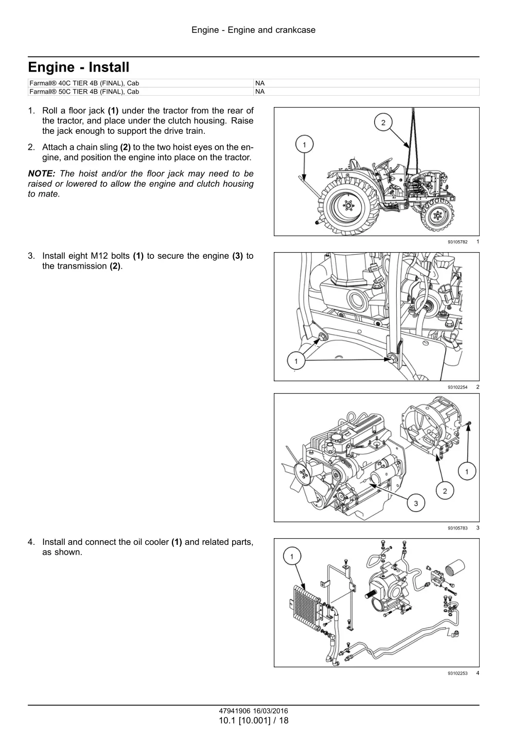 engine engine and crankcase 15