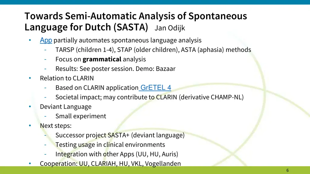 towards semi automatic analysis of spontaneous