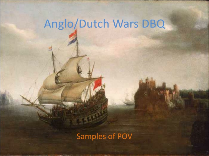 anglo dutch wars dbq