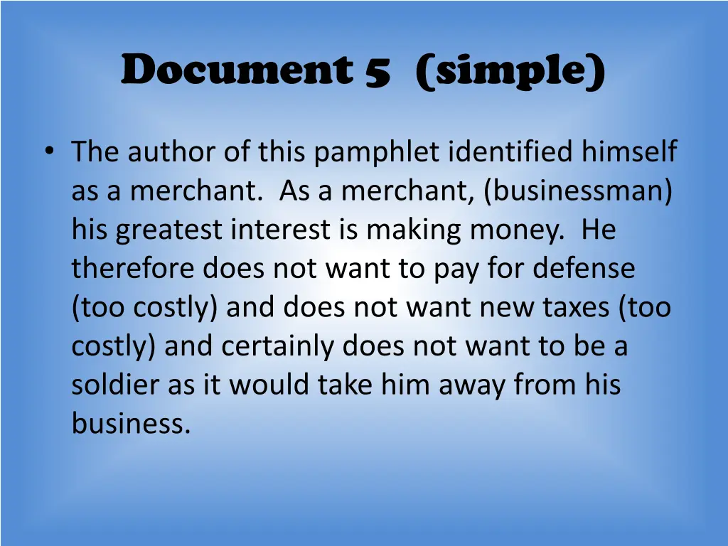 document 5 simple