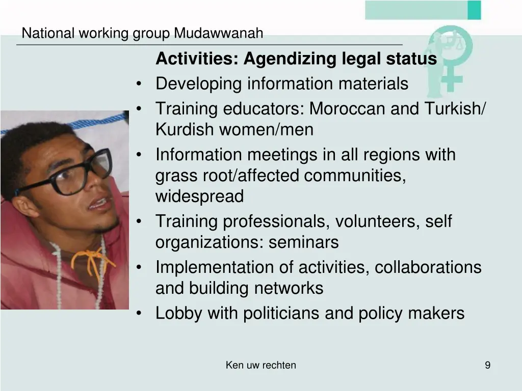 national working group mudawwanah 4