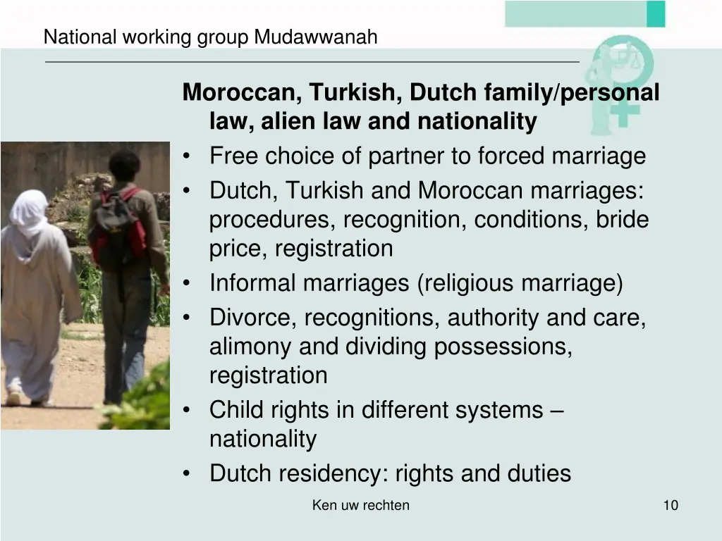 national working group mudawwanah 5