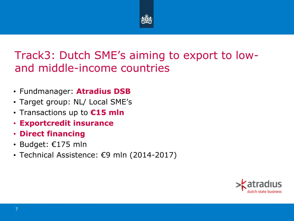 track3 dutch sme s aiming to export