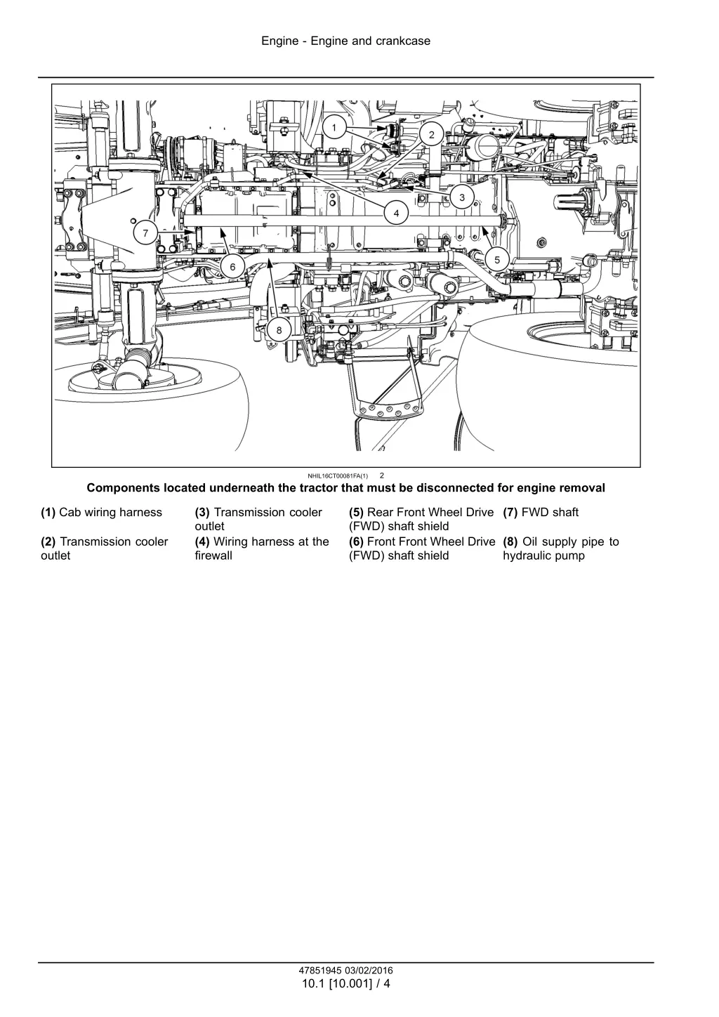 engine engine and crankcase 1