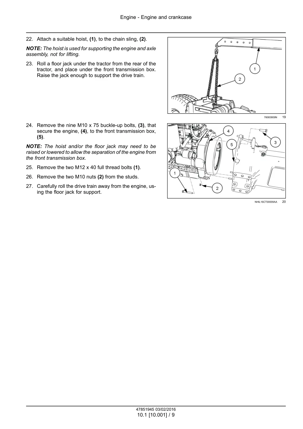 engine engine and crankcase 6