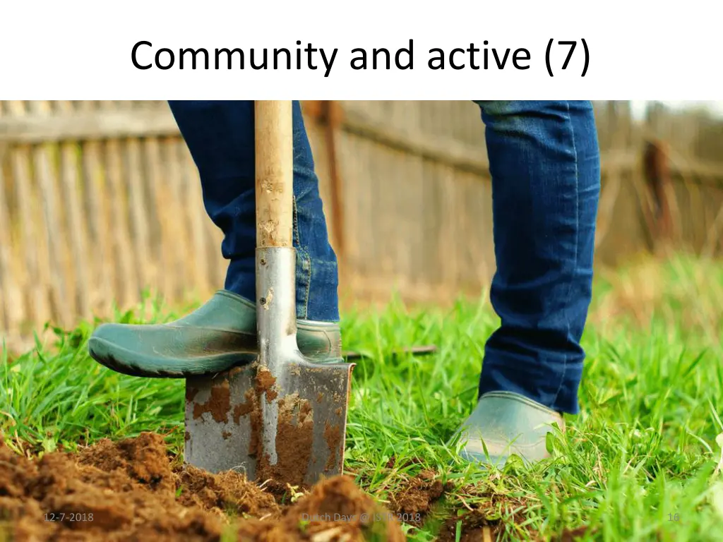 community and active 7