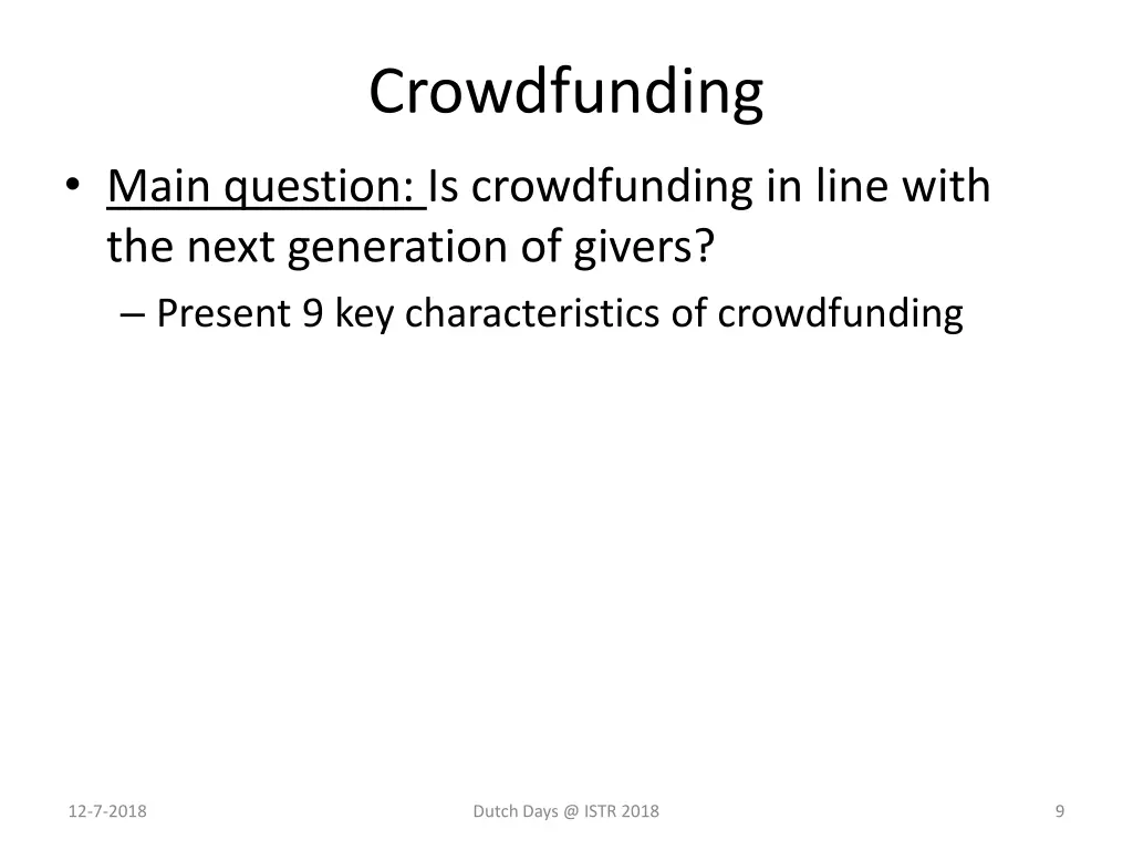 crowdfunding