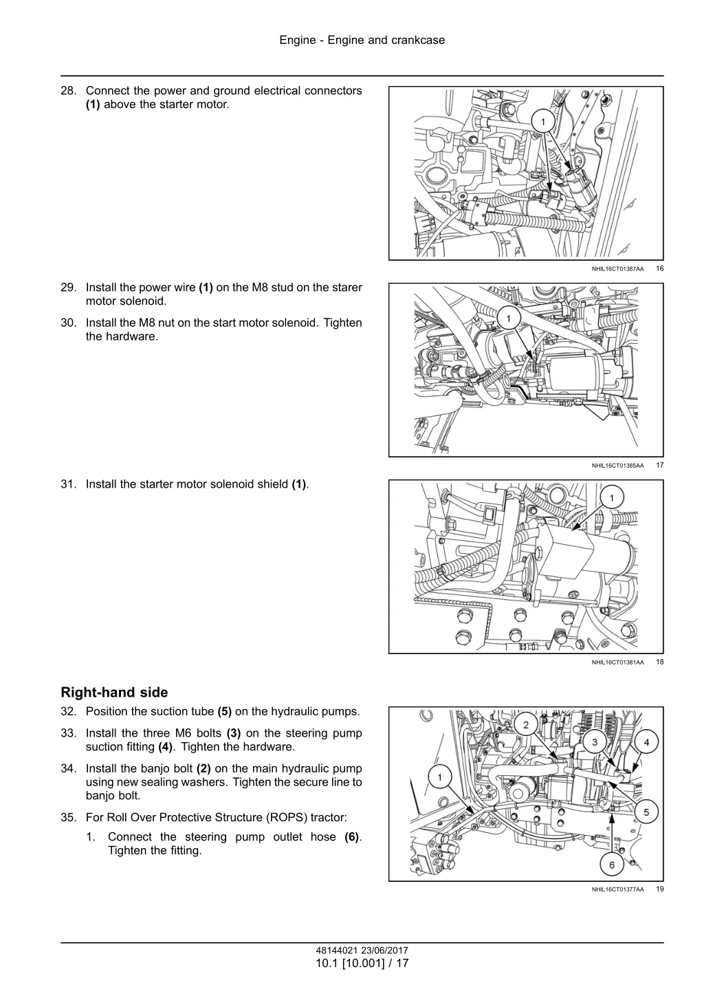 engine engine and crankcase 13