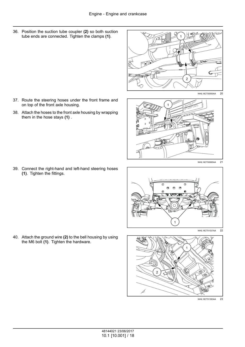 engine engine and crankcase 14