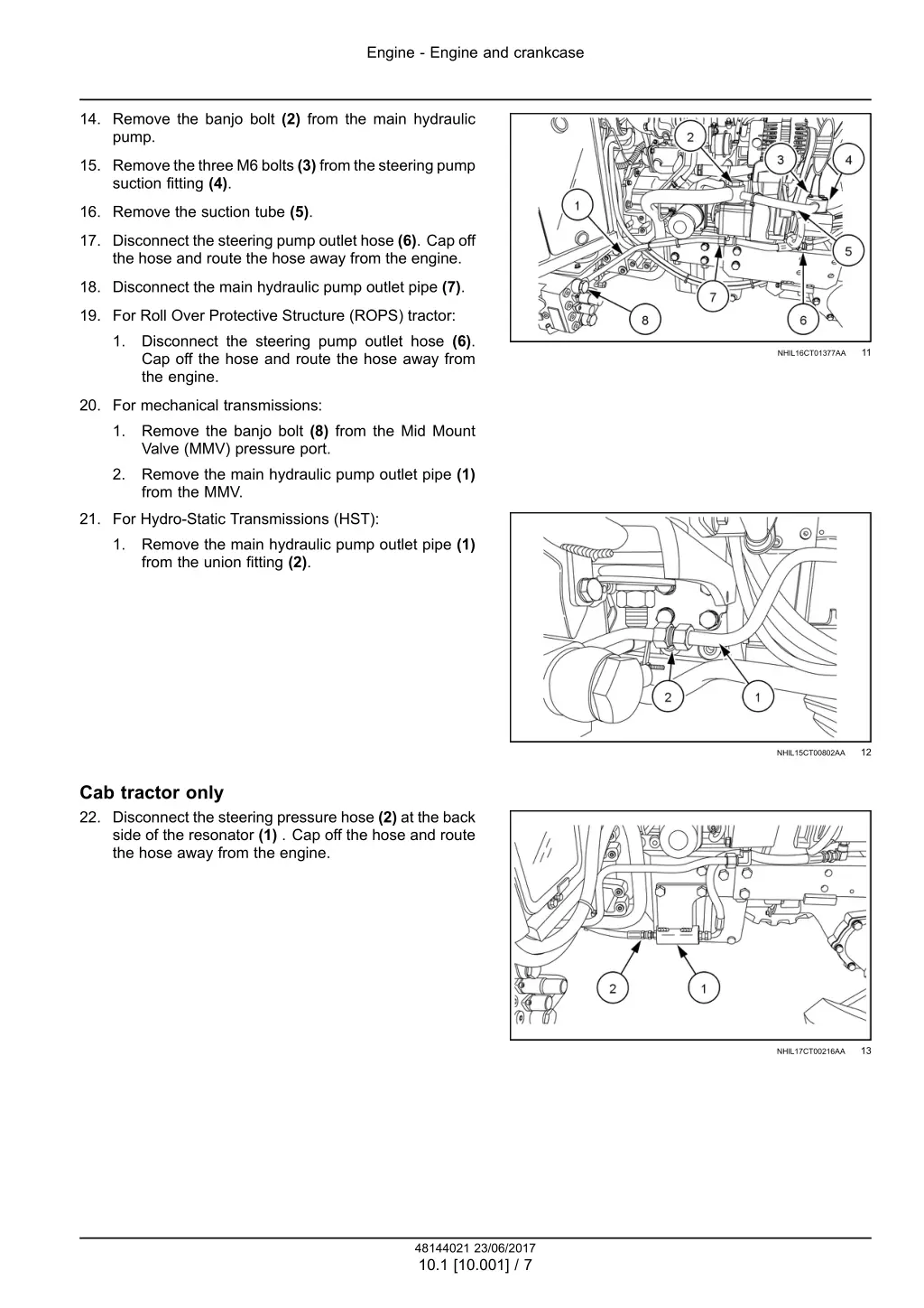 engine engine and crankcase 3