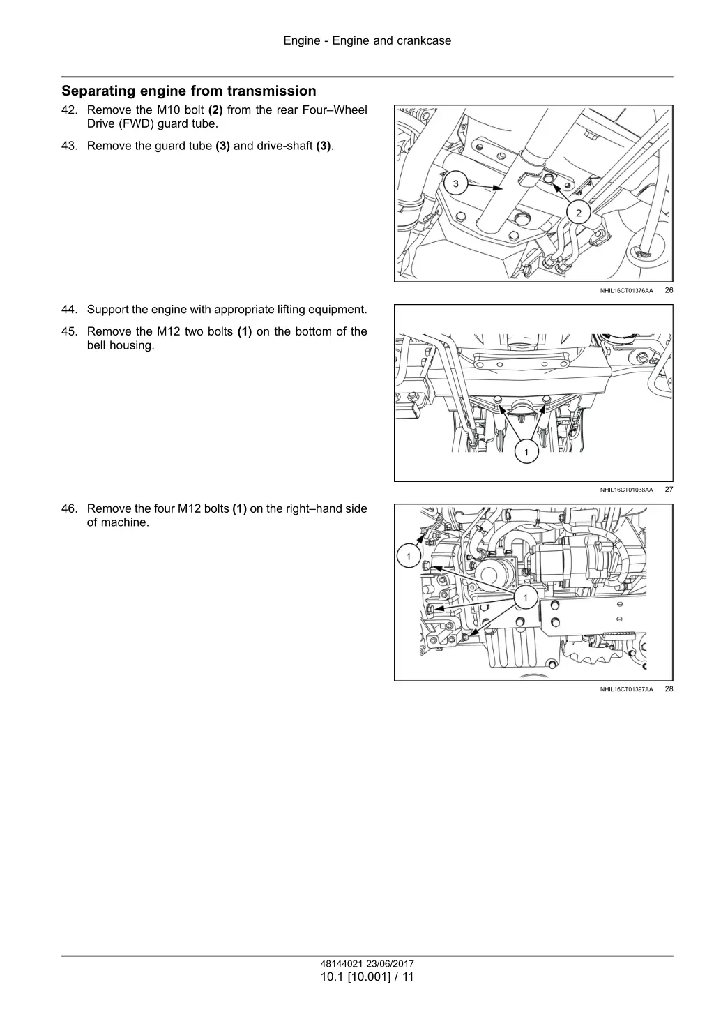 engine engine and crankcase 7