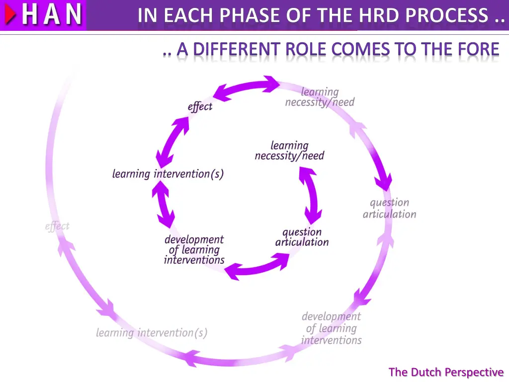 in each phase of the hrd process