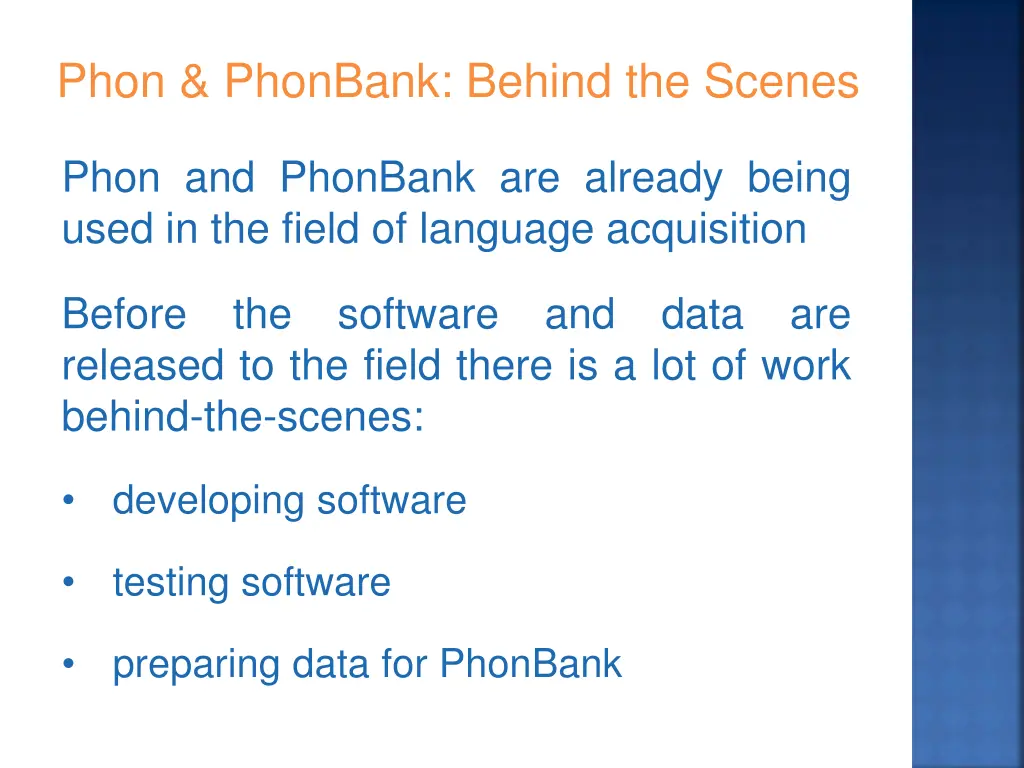 phon phonbank behind the scenes