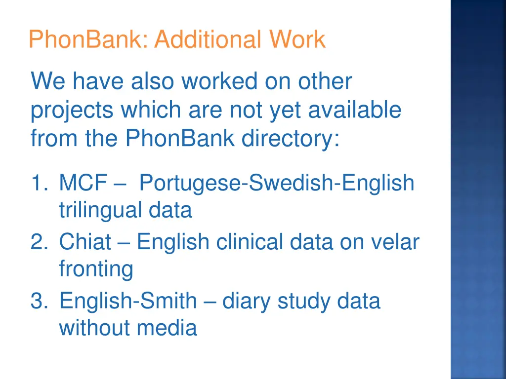 phonbank additional work