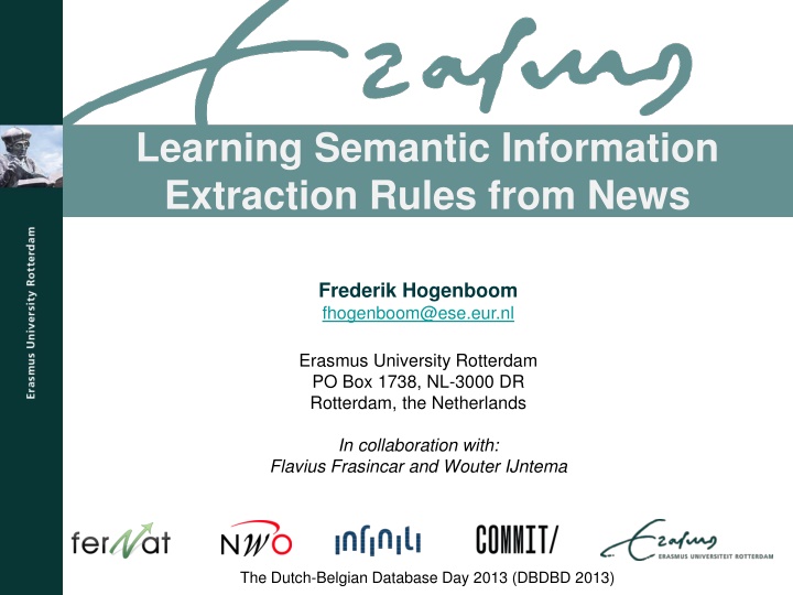 learning semantic information extraction rules