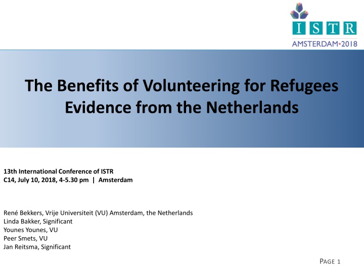 the benefits of volunteering for refugees