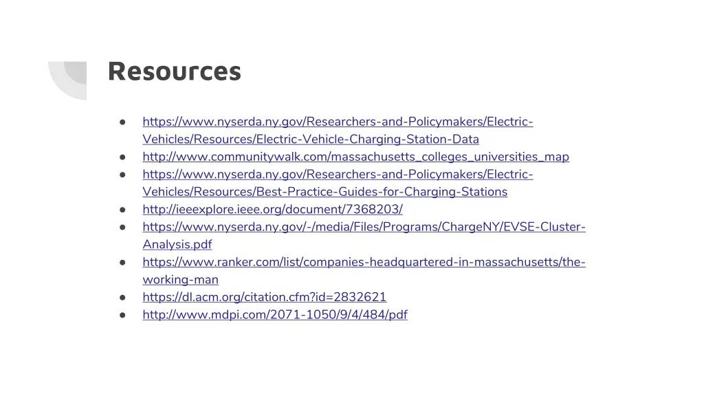 resources