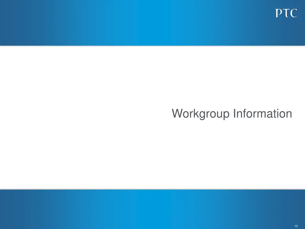 workgroup information