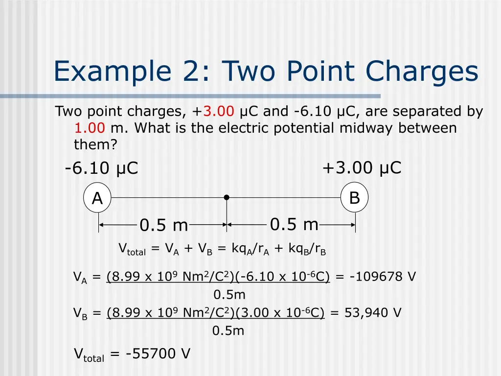 example 2 two point charges