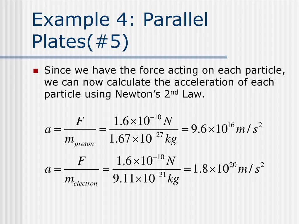 example 4 parallel plates 5