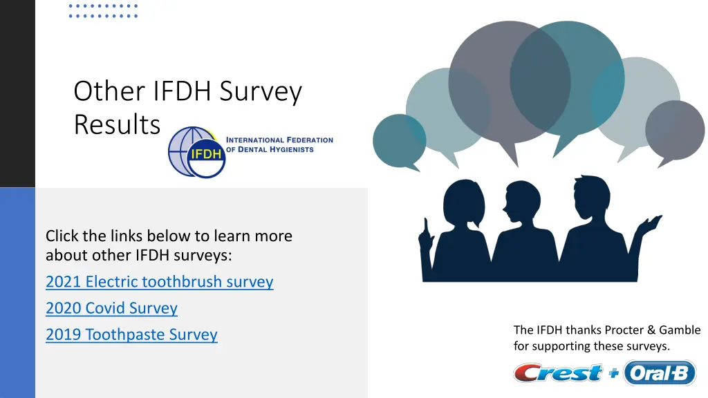 other ifdh survey results