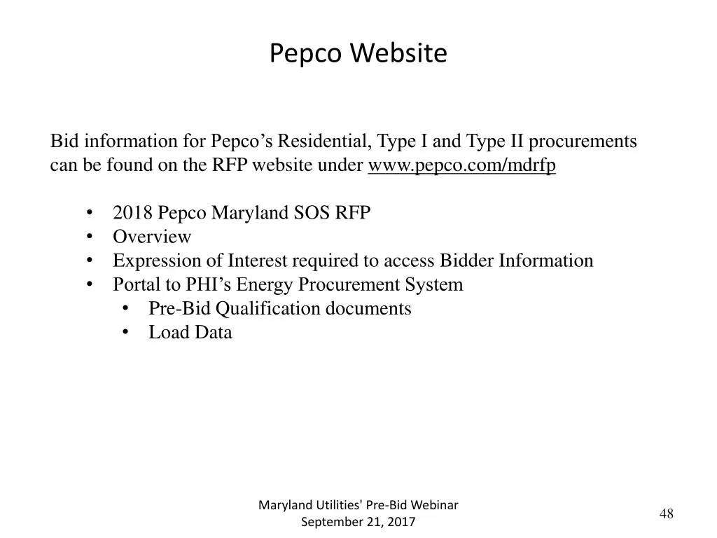 pepco website