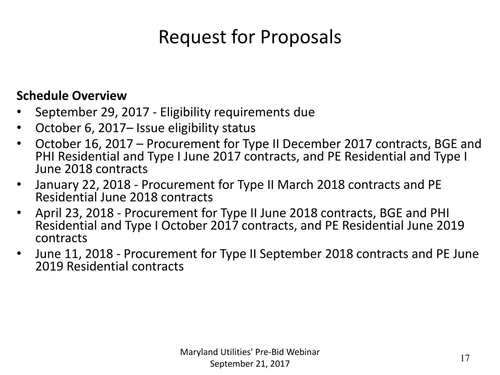 request for proposals 3