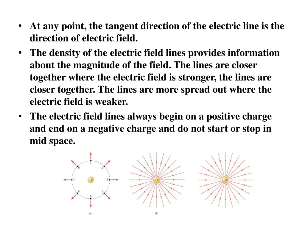 at any point the tangent direction