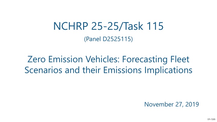 nchrp 25 25 task 115 panel d2525115