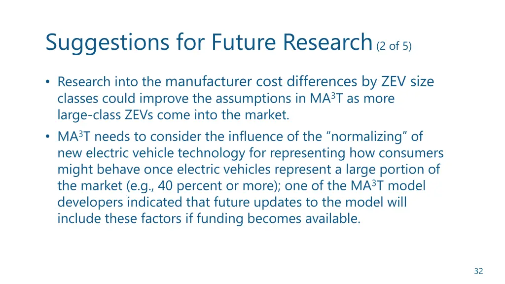 suggestions for future research 2 of 5