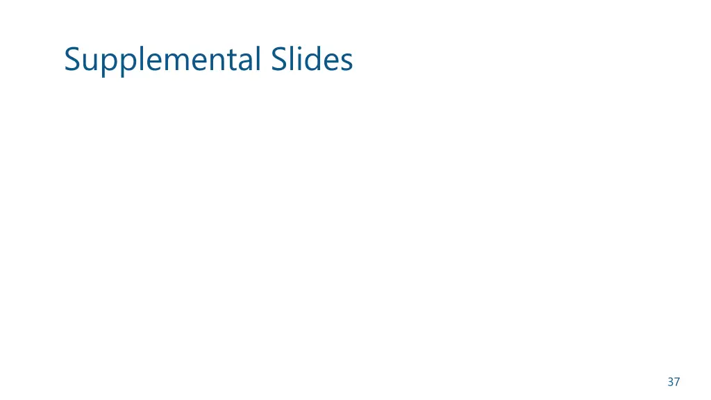 supplemental slides