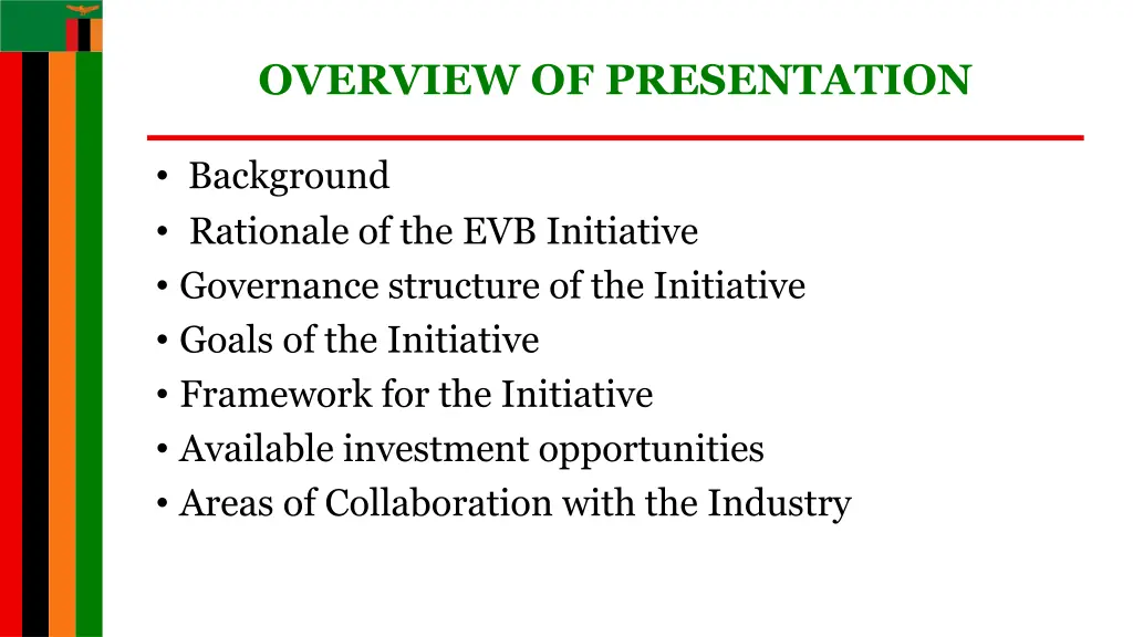 overview of presentation