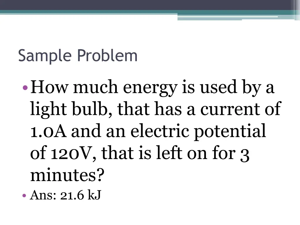 sample problem 1