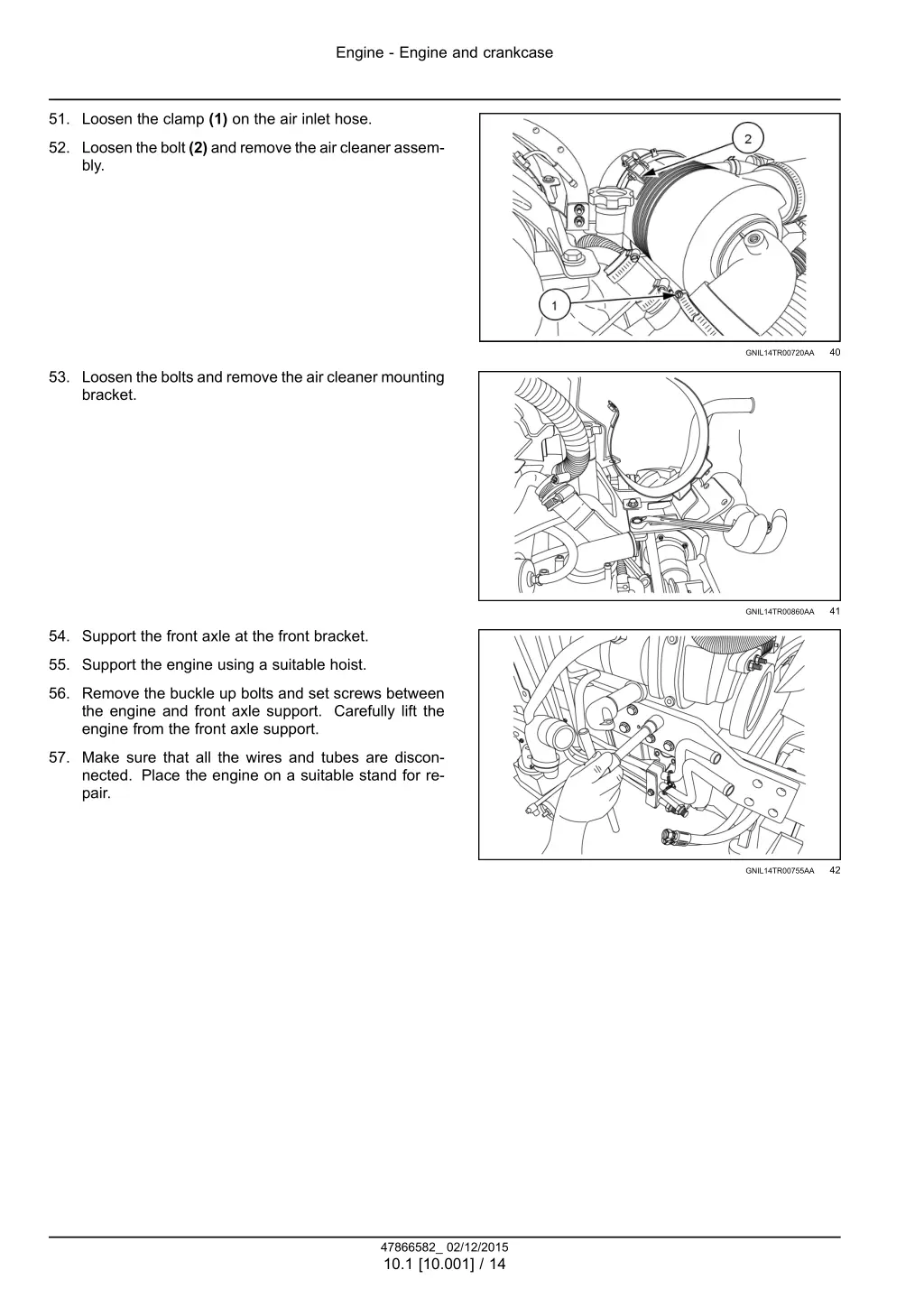 engine engine and crankcase 11