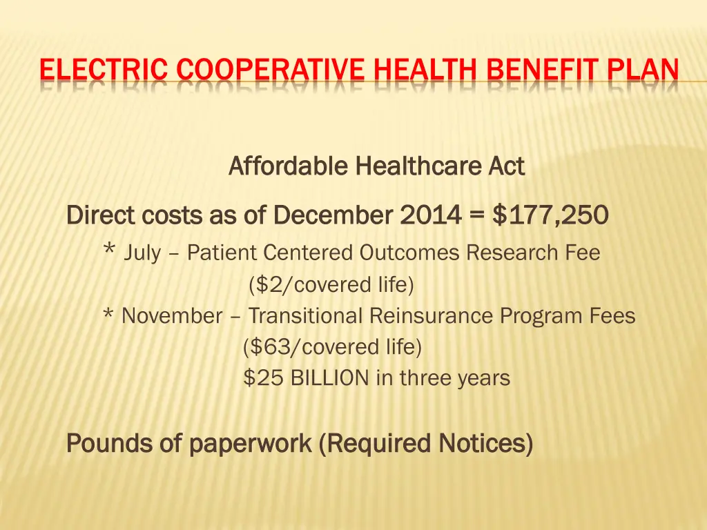 electric cooperative health benefit plan 5