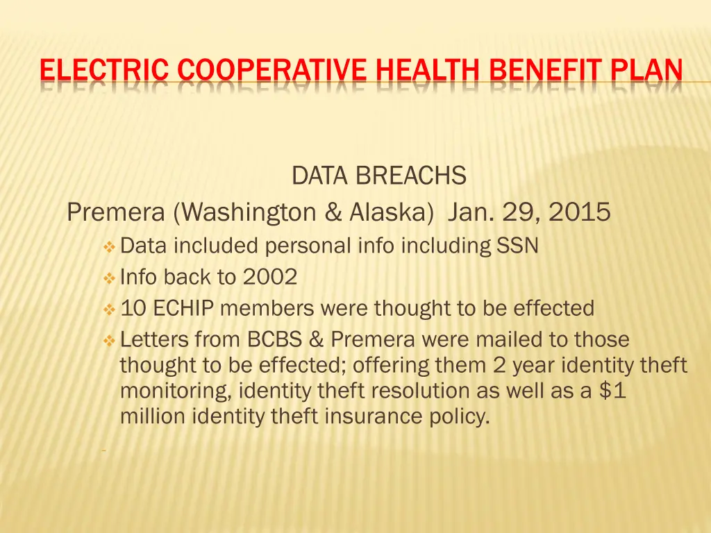 electric cooperative health benefit plan 7