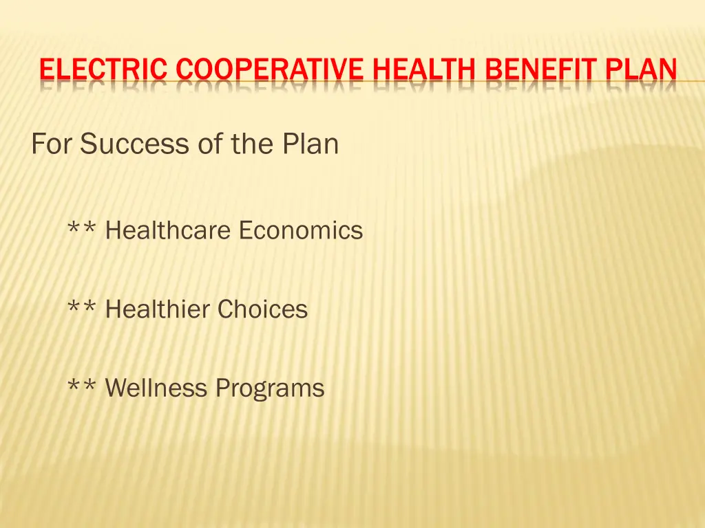 electric cooperative health benefit plan 8