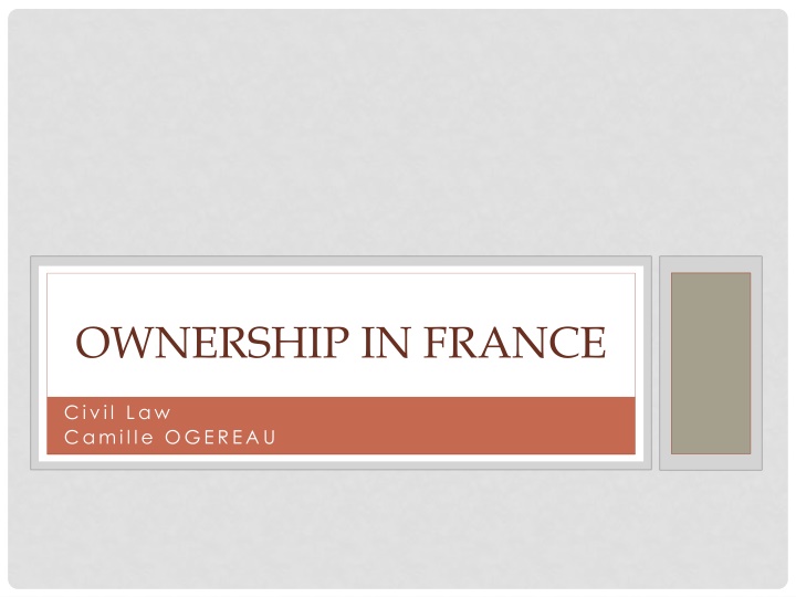 ownership in france