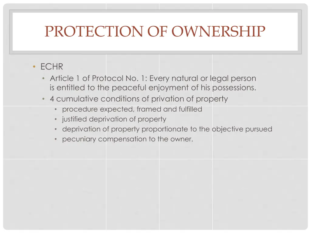 protection of ownership 2