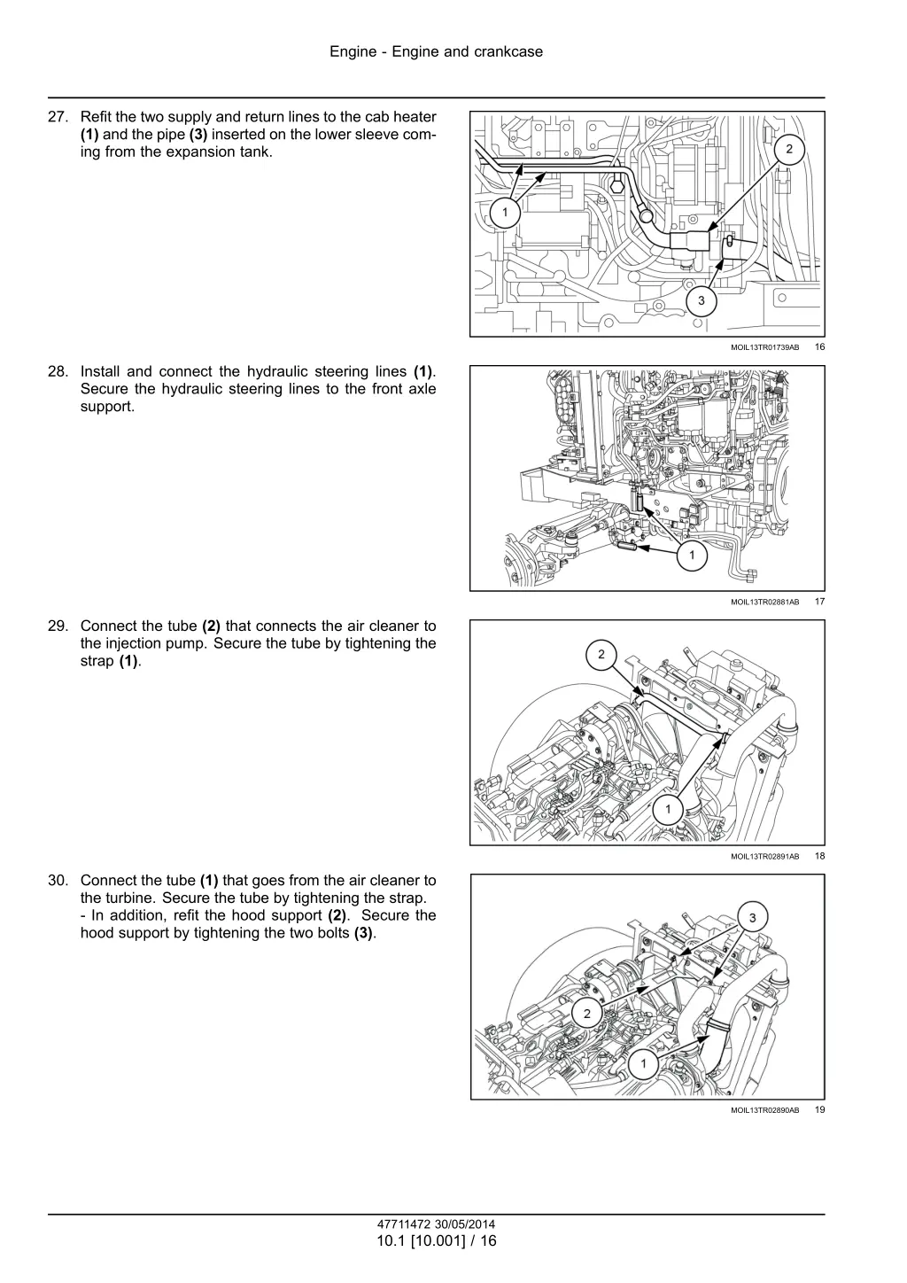 engine engine and crankcase 13